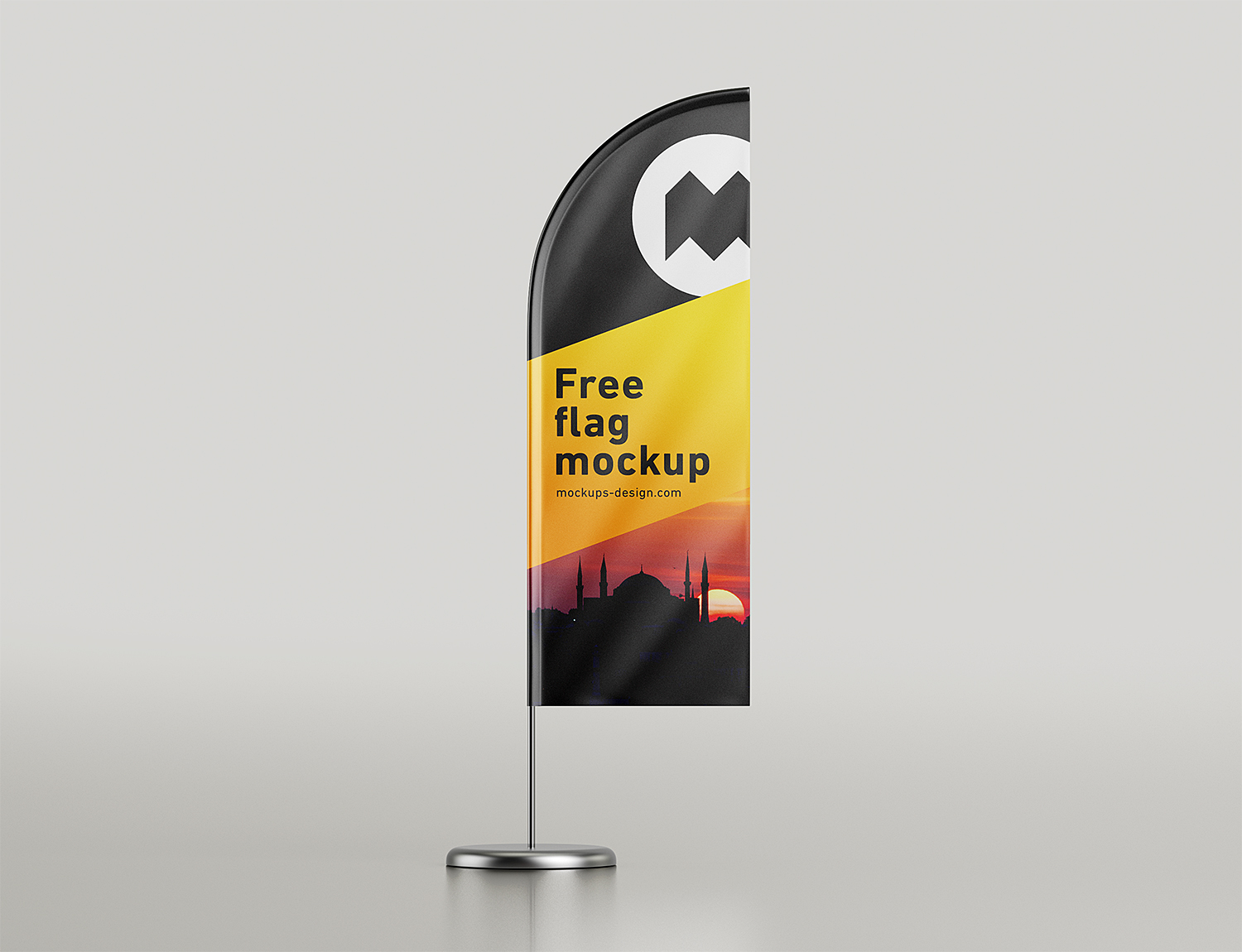 Download Feather Flag Free Mockup | Mockup World HQ