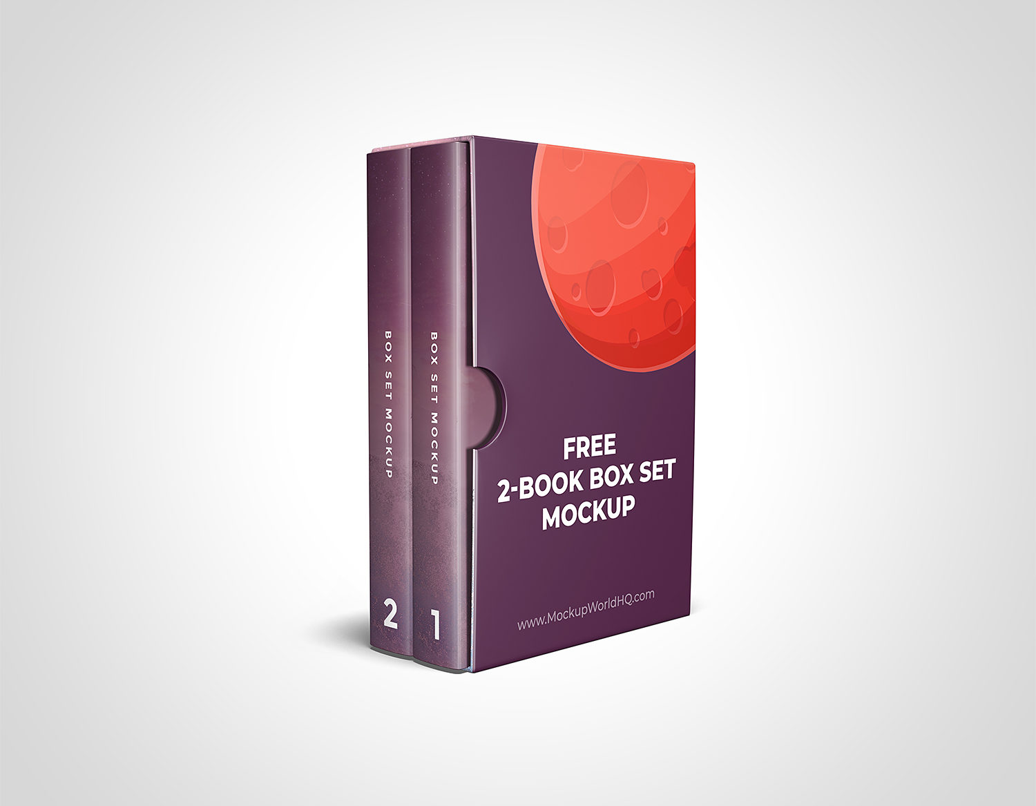 Download 6x9 2-Book Box Set Mockup Template | Mockup World HQ
