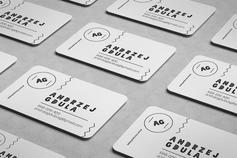 Rounded Business Cards Free Mockup | Mockup World HQ