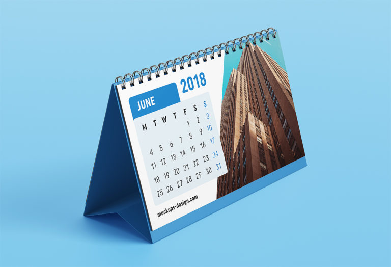 Download Dl Desktop Calendar Free Mockup | Mockup World Hq B1C