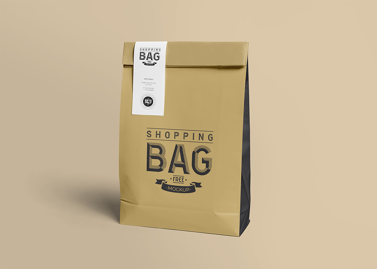 Download Food Delivery Paper Bag Free Mockup Mockup World Hq