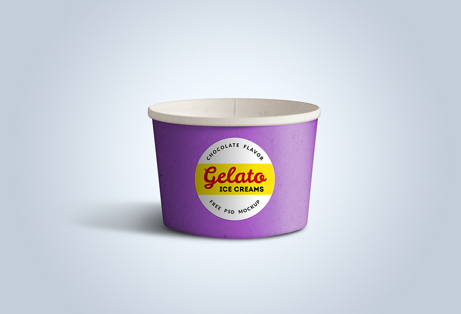 Ice cream cup mockup free Idea | kickinsurf