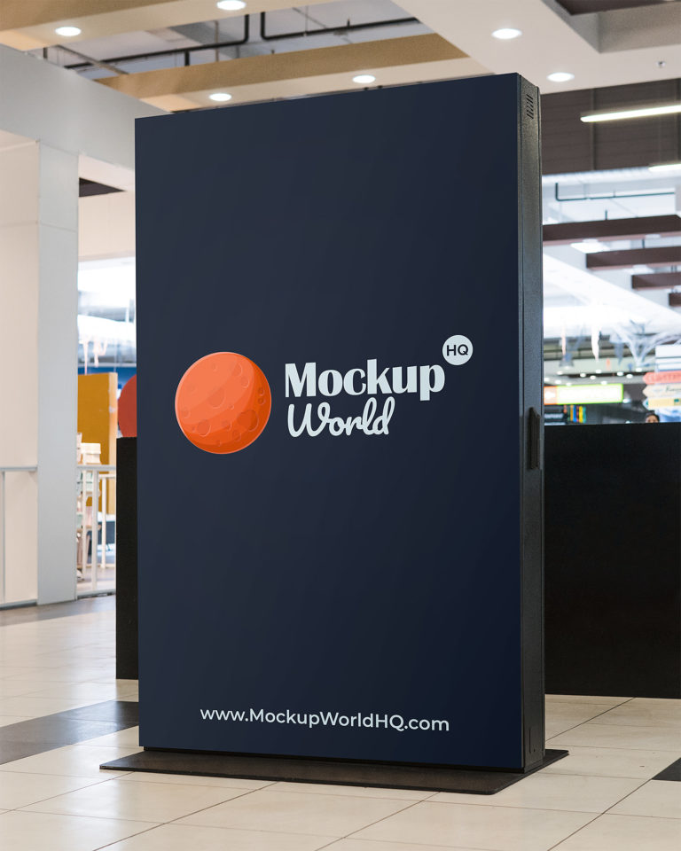 Free Banner Stand Mockup | Mockup World HQ