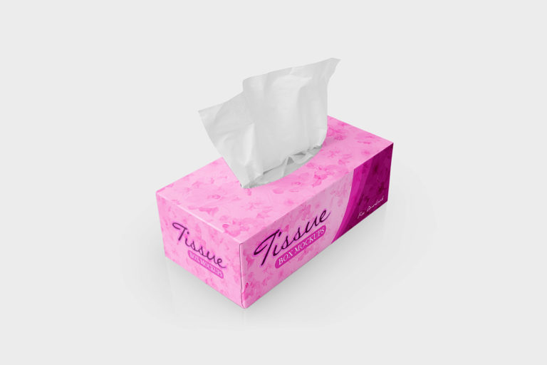 Download Free Tissue Box Mockups | Mockup World HQ