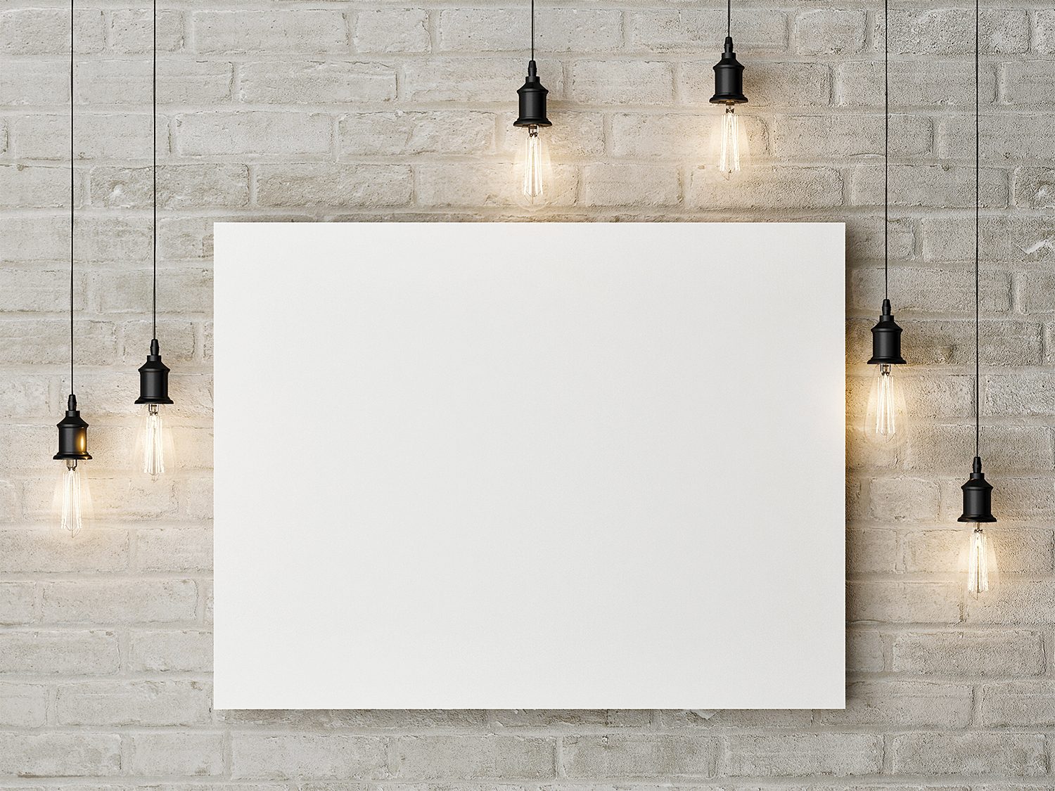 Free Canvas Painting Mockup On A Wall Mockup World HQ