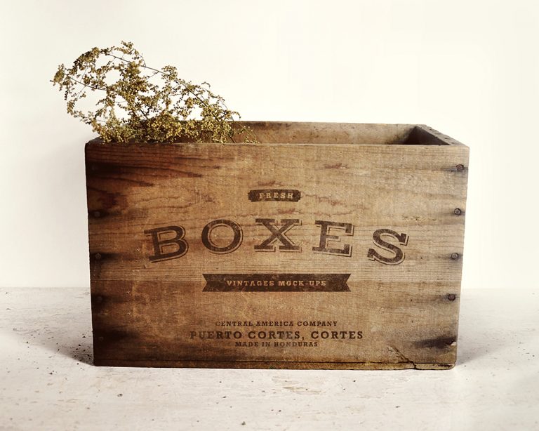 Vintage-Boxes-Logo-Mockup-02 | Mockup World HQ