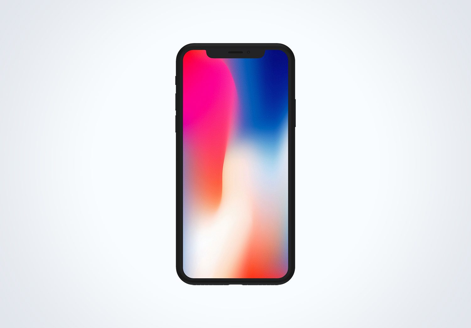 Download iPhone X Front View Mockup | Mockup World HQ