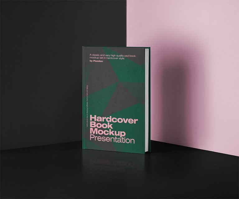 Download PSD Book Free Mockup Hardcover | Mockup World HQ