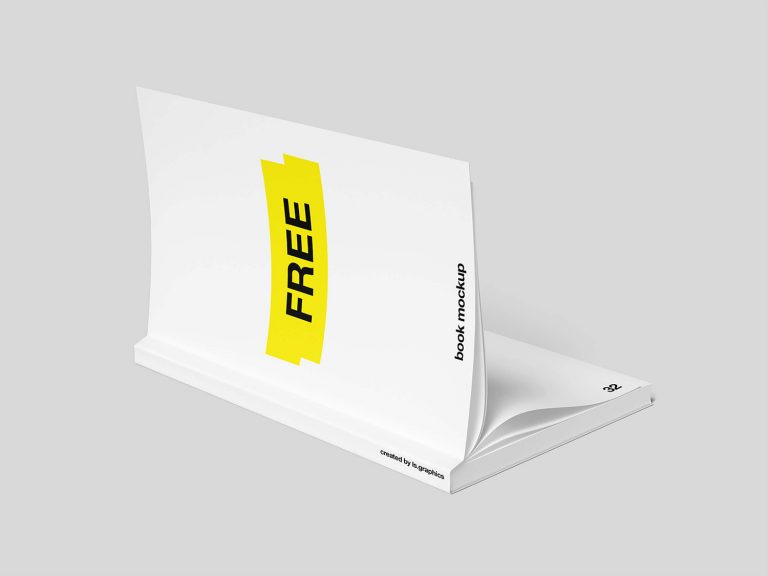 Free Book Cover Mockup PSD | Mockup World HQ