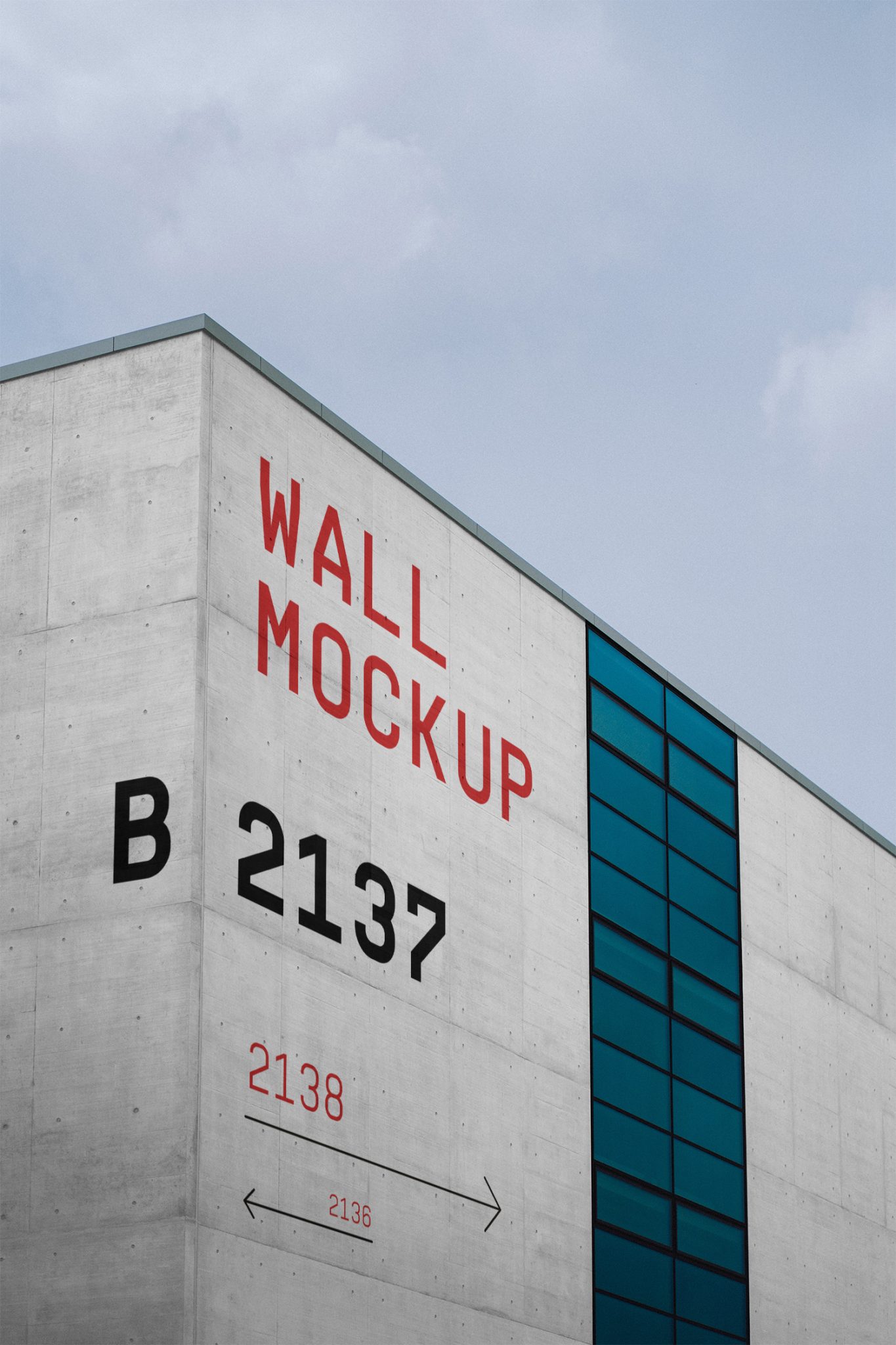 Building Facade Free Mockup 