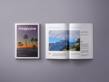 US Letter / A4 Magazine Mockup